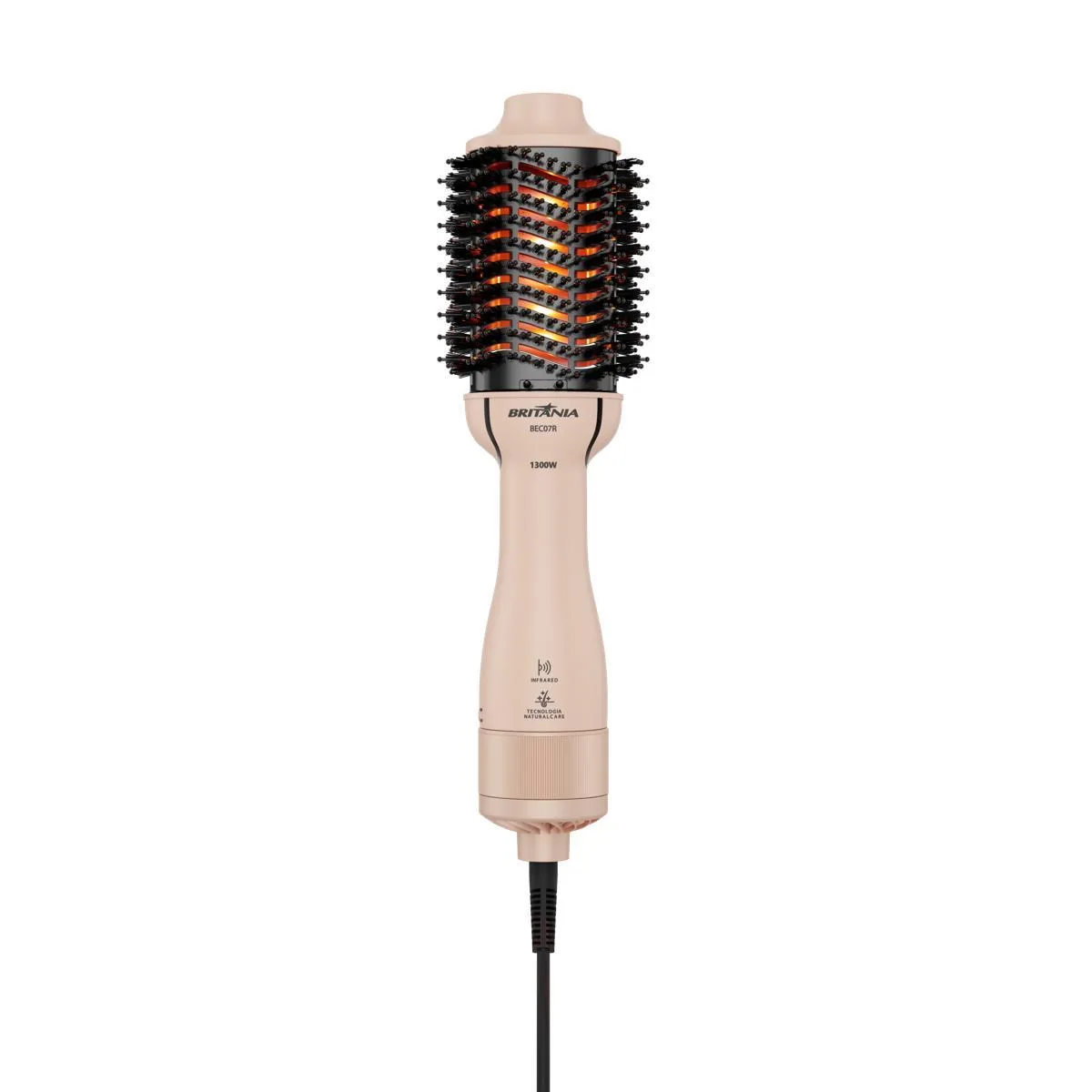 Escova secadora Britânia BEC07R rosa claro