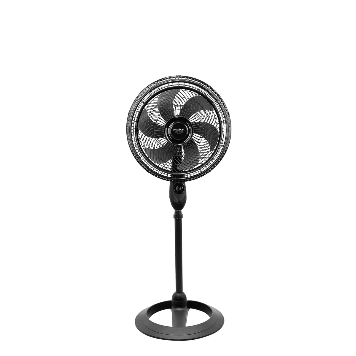 Ventilador de coluna Britânia BVT450 preto, de 6 pás