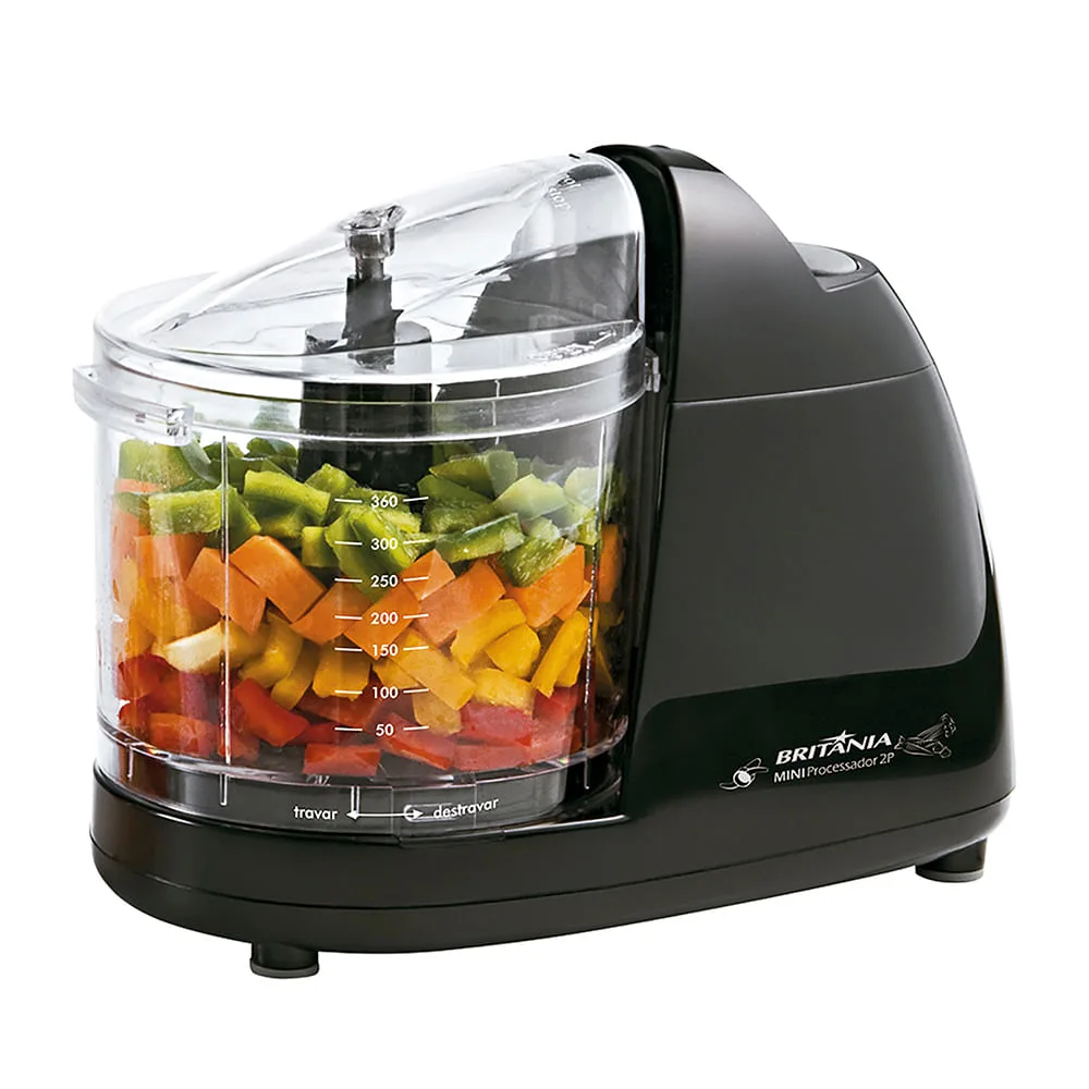 Processador Britânia Mini 2P preto