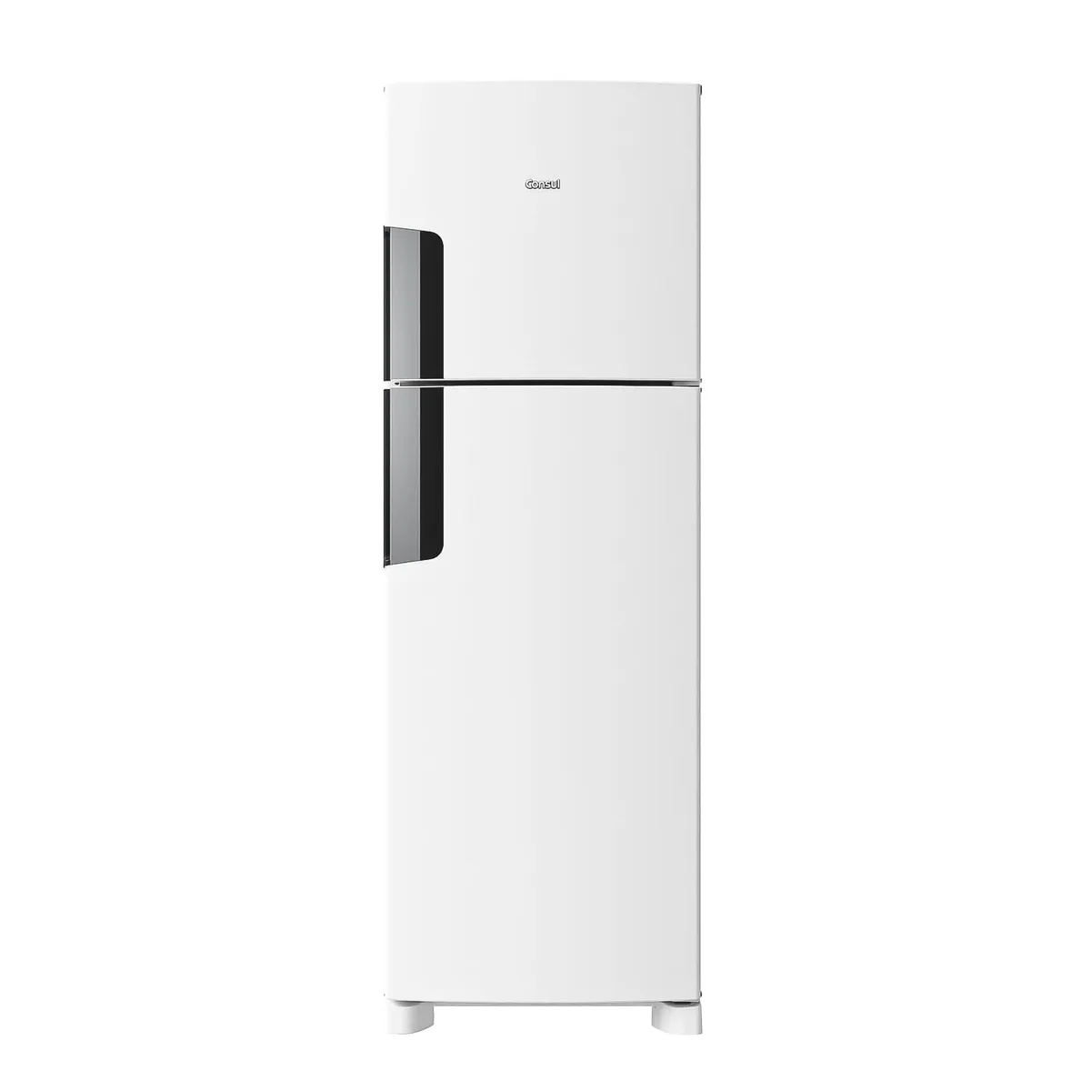 Geladeira Consul CRM44MB branca de duas portas, vista de frente