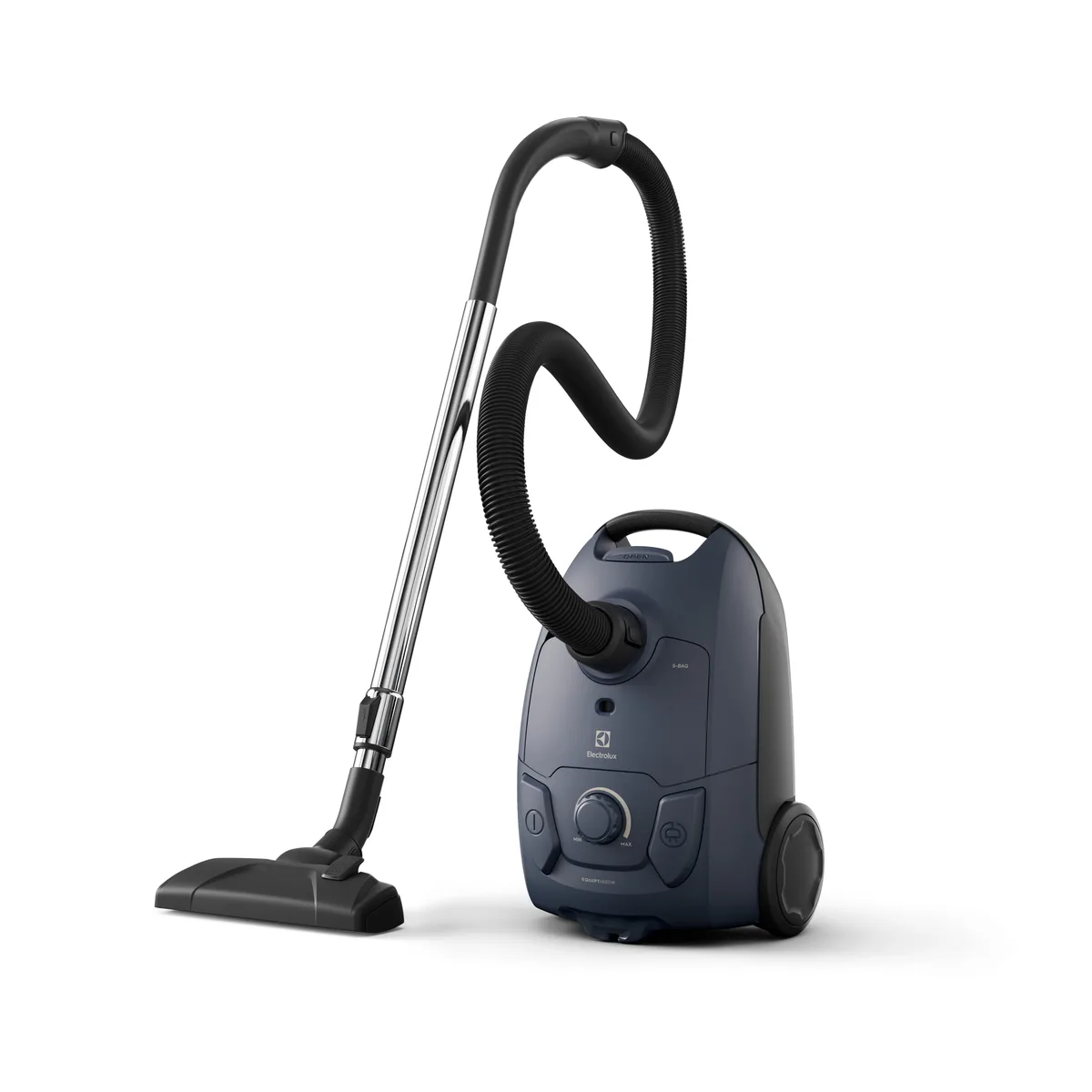 Aspirador de pó com saco Electrolux EQP40 azul-escuro, com mangueira e tubo