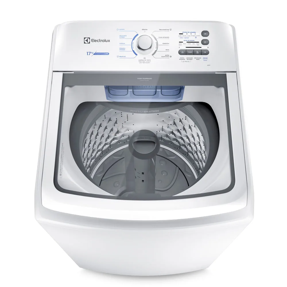 Máquina de lavar Electrolux LED17 branca, de carga superior