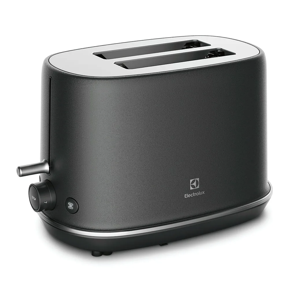 Torradeira Electrolux TOP70 de aço inox, vista em perspectiva