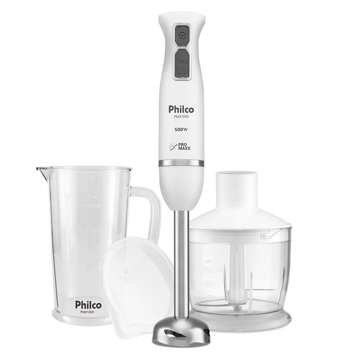 Mixer Philco PMX1000 branco com copo e jarra