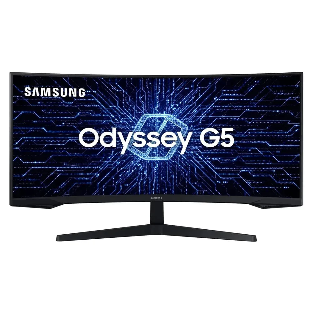 Monitor curvo ultrawide Samsung Odyssey G5 de 34 polegadas